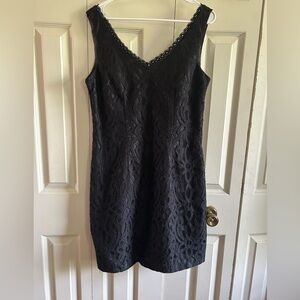 Scarlett Nite Black Lace Mini Dress